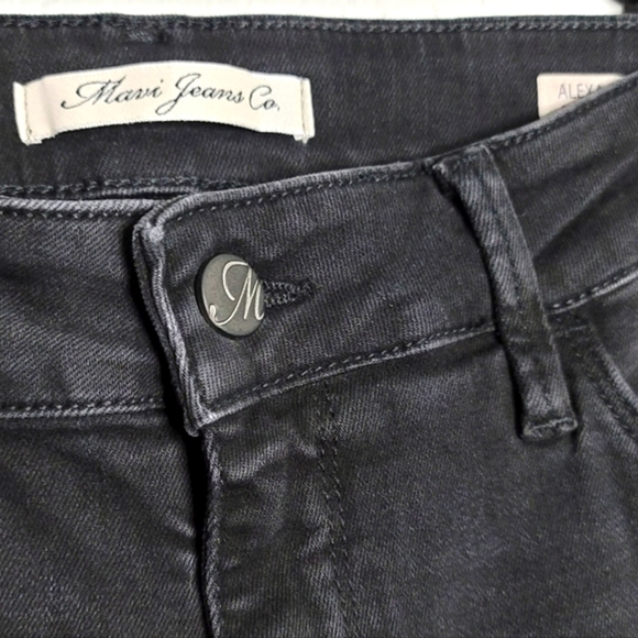 Mavi Black denim "Alexa" mid-rise skinny jeans.  Size 30 - Picture 9 of 12